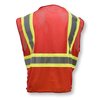 Radians Hi-Vis Econ TpO/Cl1 Two Tone Safety Vest-Red-XL SV22-1ZRM-XL